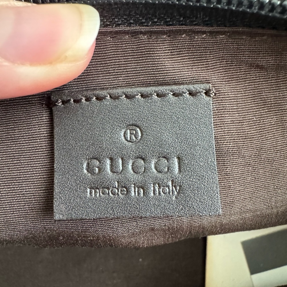 Authentic Gucci GG Canvas Brown 07198 Accessory Pouch/pochette - Picture 14 of 15